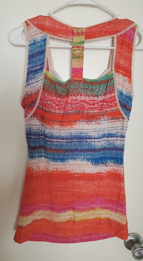 American Rag Multi colored Tank Top - Picture 4 of 6